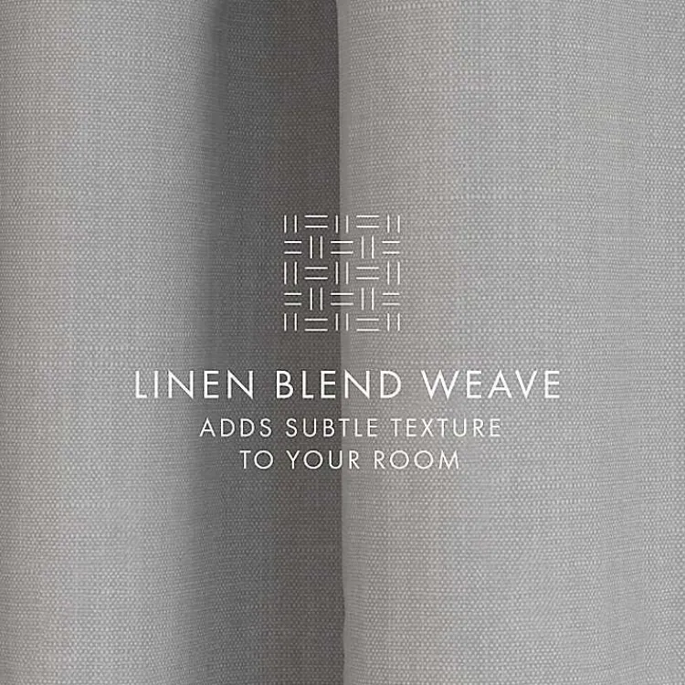 Kirklands Home Blackout Curtains, 84 in. Gray New