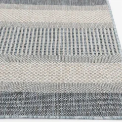 Kirklands Home Blue Elletta Indoor/Outdoor Area Rug, 7x9 Gray Online