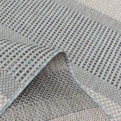 Kirklands Home Blue Elletta Indoor/Outdoor Area Rug, 7x9 Gray Online