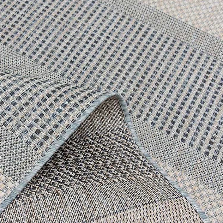 Kirklands Home Blue Elletta Indoor/Outdoor Area Rug, 7x9 Gray Online