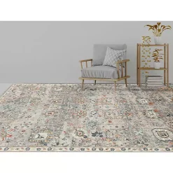 Kirklands Home Bohemian Area Rug, 7x9 Gray Online