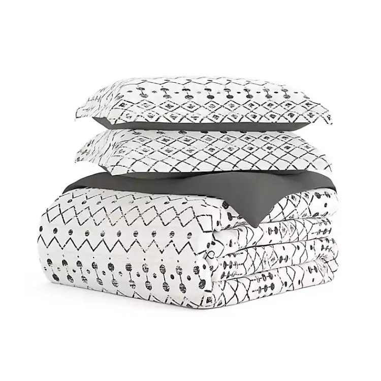 Kirklands Home Gray Bohemian 2-pc. Twin Duvet Cover Set