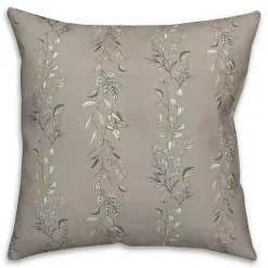 Pillows>Kirklands Home Botanical Vines Pillow Gray