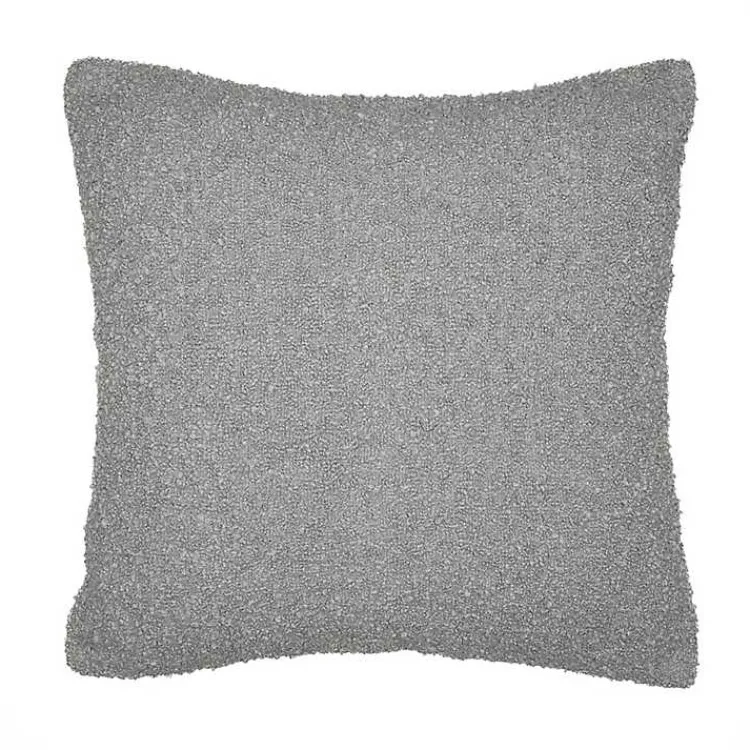 Pillows>Kirklands Home Boucle Handwoven Pillow Gray