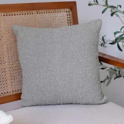 Pillows>Kirklands Home Boucle Handwoven Pillow Gray