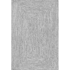 Kirklands Home Braided Lefebvre Area Rug, 10x14 Gray