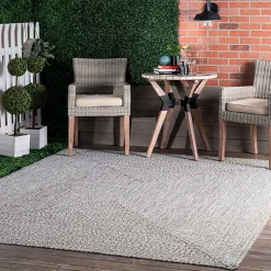 Kirklands Home Braided Lefebvre Area Rug, 10x14 Gray