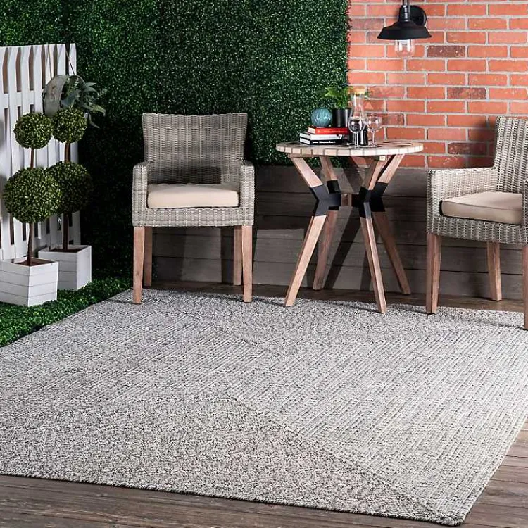 Kirklands Home Braided Lefebvre Area Rug, 10x14 Gray