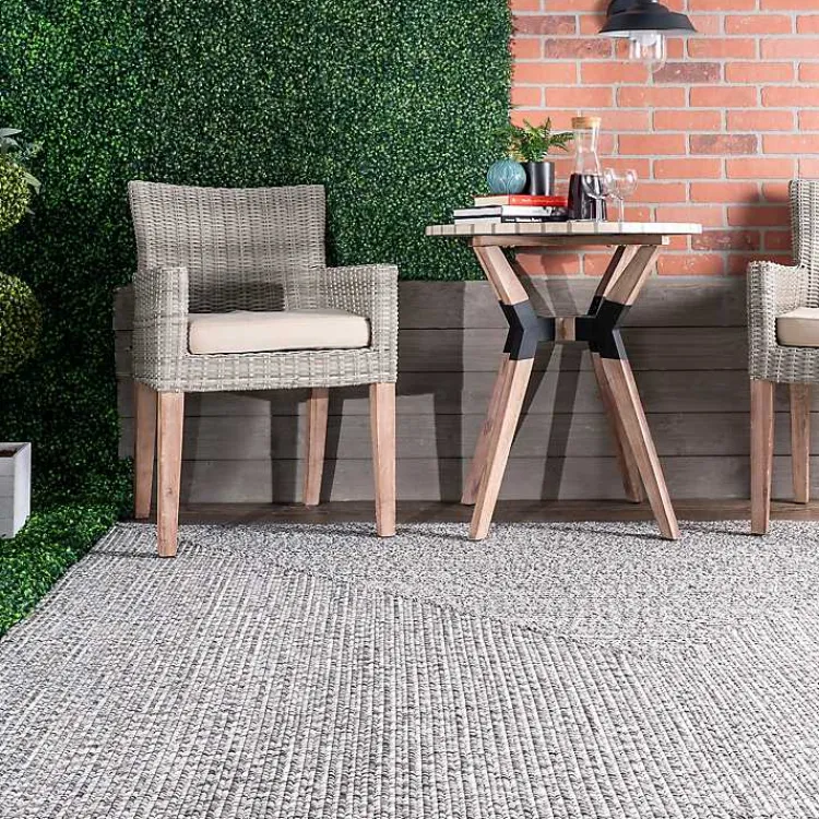 Kirklands Home Braided Lefebvre Area Rug, 10x14 Gray