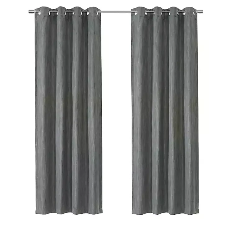 Kirklands Home Bryson Textured Curtain Panel, 108 in. Gray