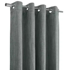 Kirklands Home Bryson Textured Curtain Panel, 108 in. Gray