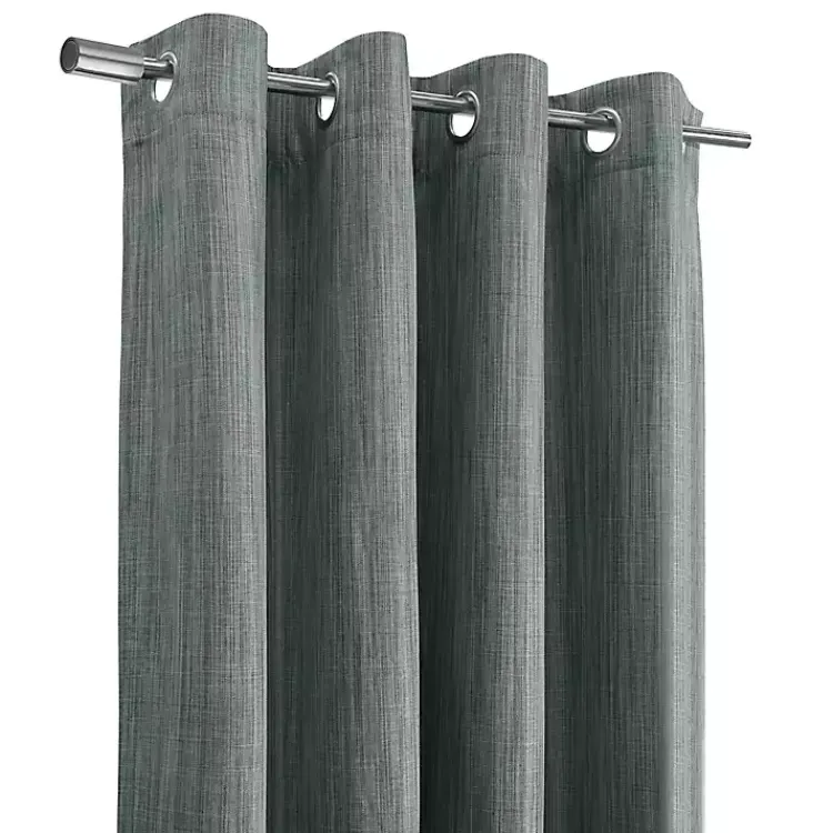 Kirklands Home Bryson Textured Curtain Panel, 108 in. Gray