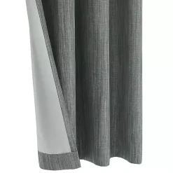 Kirklands Home Bryson Textured Curtain Panel, 108 in. Gray