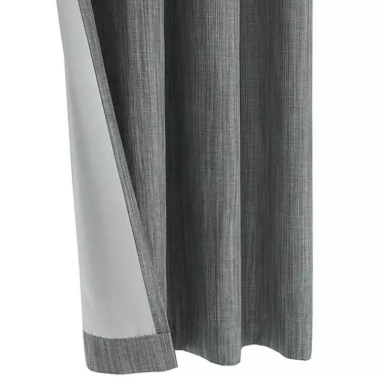 Kirklands Home Bryson Textured Curtain Panel, 108 in. Gray