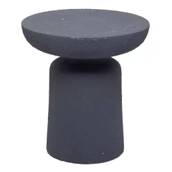Kirklands Home Ceramic Round Top Garden Stool Gray Outlet