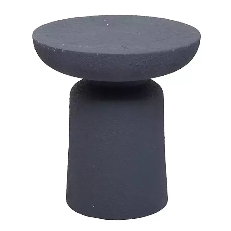 Kirklands Home Ceramic Round Top Garden Stool Gray Outlet