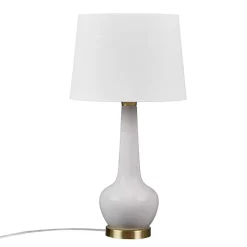 Kirklands Home Ceramic Zazie Table Lamp Gray
