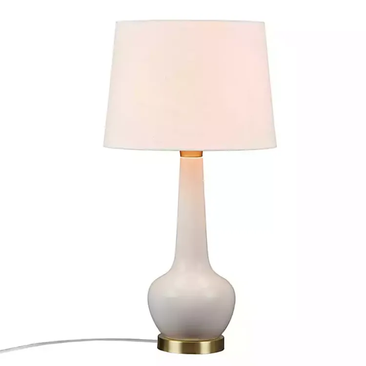 Kirklands Home Ceramic Zazie Table Lamp Gray