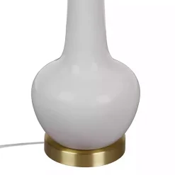 Kirklands Home Ceramic Zazie Table Lamp Gray