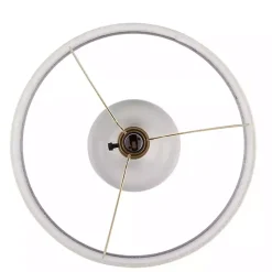Kirklands Home Ceramic Zazie Table Lamp Gray