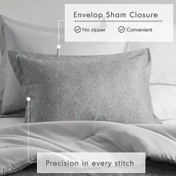 Kirklands Home Chambray 3-pc. King Comforter Set Gray