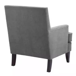 Kirklands Home Charlie Track Arm Club Accent Chair Gray Outlet