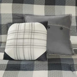 Kirklands Home Gray Check California King 7-pc. Comforter Set Best