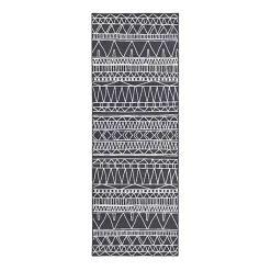 Kirklands Home Gray Chelsea Geometric Washable Runner, 2x7 Outlet