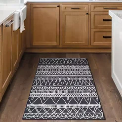 Kirklands Home Gray Chelsea Geometric Washable Area Rug, 3x5 Sale