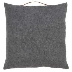 Pillows>Kirklands Home Chenille Handle Pillow Gray
