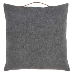 Pillows>Kirklands Home Chenille Handle Pillow Gray