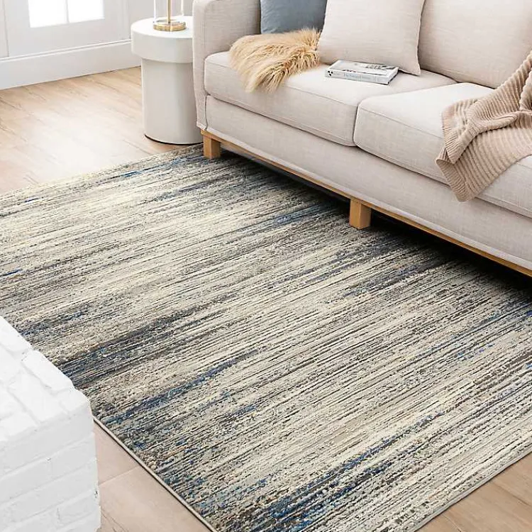 Kirklands Home Gray Claire Modern Area Rug, 5x8