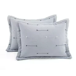 Kirklands Home Clip Jacquard 3-pc. King Comforter Set Gray Outlet