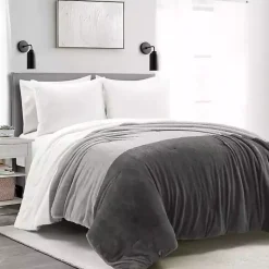 Kirklands Home Color Block 3-pc. Full/Queen Comforter Set Gray Best