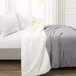 Kirklands Home Color Block 3-pc. King Comforter Set Gray Discount