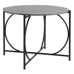 Kirklands Home Gray Concrete Top Outdoor Bistro Table Clearance