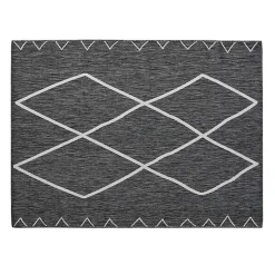 Kirklands Home Connected Diamond Outdoor Area Rug, 8x10 Gray