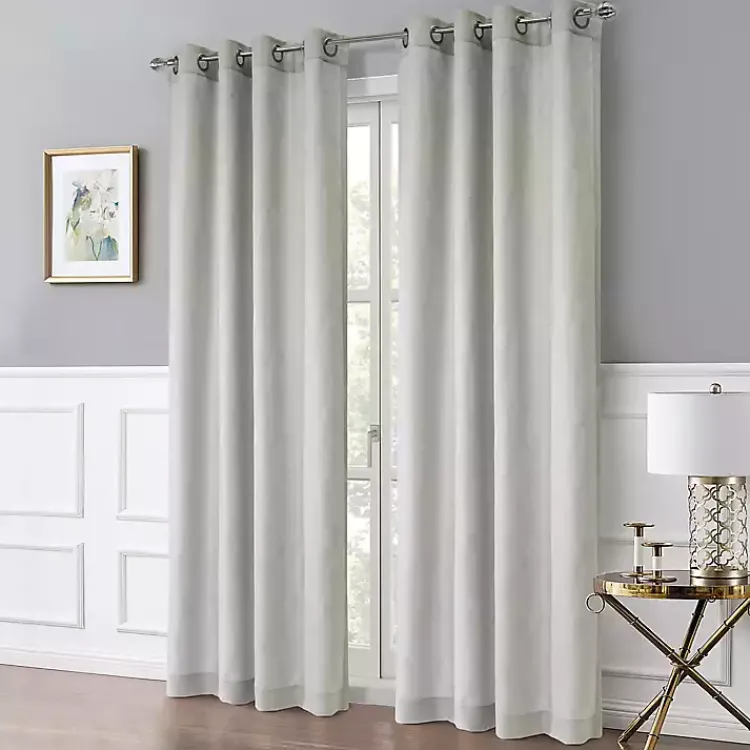 Kirklands Home Corsica Curtain Panel, 95 in. Gray Best