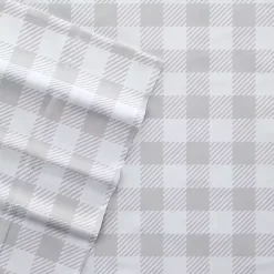Kirklands Home Gray Country Plaid 3-pc. Twin Sheet Set Outlet