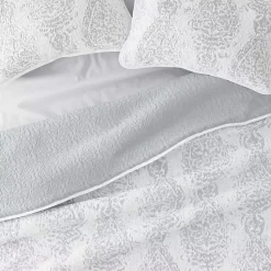 Kirklands Home Gray Damask Reversible 2-pc. Twin Quilt Set Online
