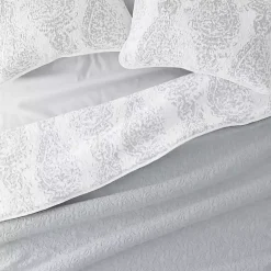 Kirklands Home Gray Damask Reversible 2-pc. Twin Quilt Set Online