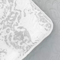 Kirklands Home Gray Damask Reversible 3-pc. Queen Quilt Set Online