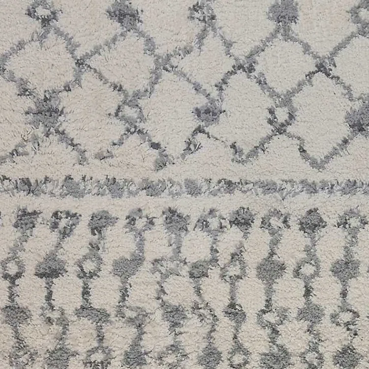 Kirklands Home Diamond Area Rug, 8x10 Gray Online