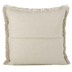 Pillows>Kirklands Home Diamond Fringe Pillow Gray