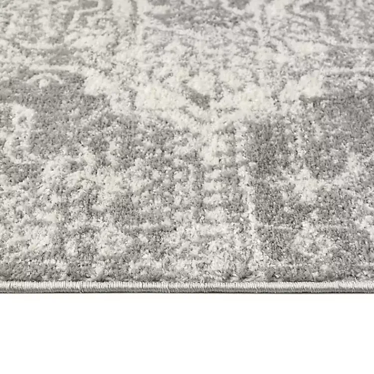 Kirklands Home Distressed Medallion Area Rug, 5x7 Gray Best