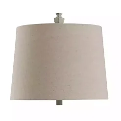 Kirklands Home Gray Distressed Square Urn Table Lamp Tan Outlet