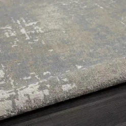 Kirklands Home Distressed Washable Area Rug, 5x7 Gray Online