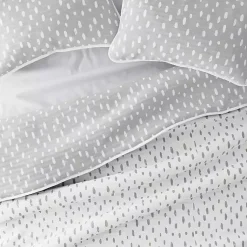 Kirklands Home Gray Dotted Reversible 3-pc. Queen Quilt Set Sale