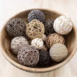 Bowl Filler>Kirklands Home Gray Dried Orb Bag