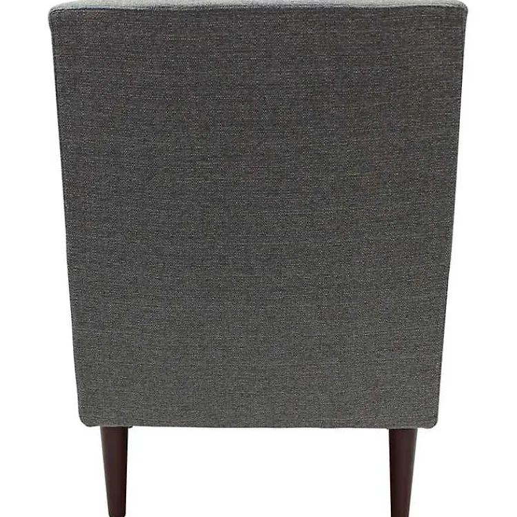 Kirklands Home Ellen Rolled Arms Accent Chair Gray